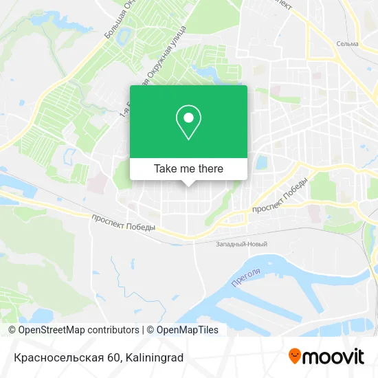 Красносельская 60 map