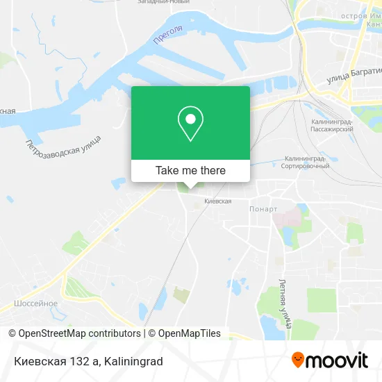 Киевская 132 а map