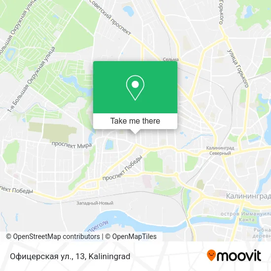 Офицерская  ул., 13 map
