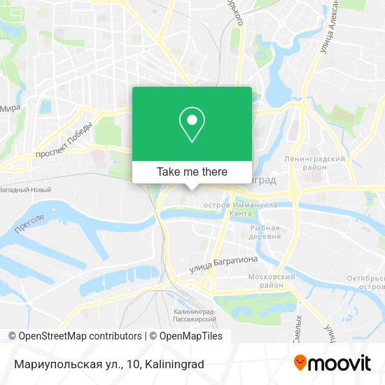 Мариупольская ул., 10 map