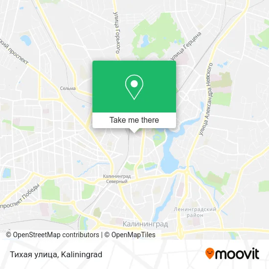 Тихая улица map