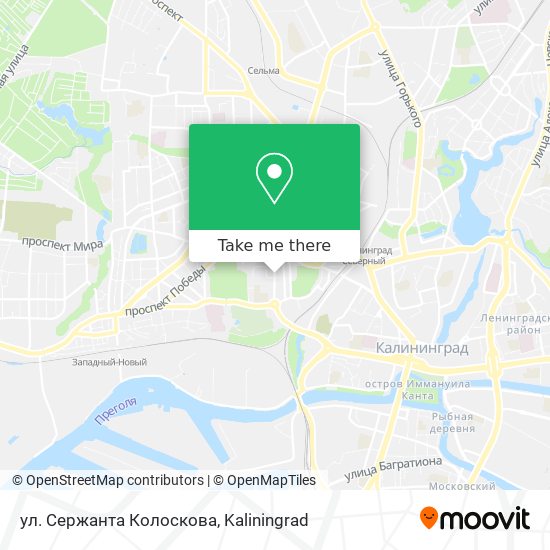 ул. Сержанта Колоскова map