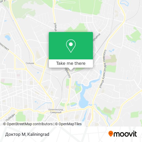 Доктор М map