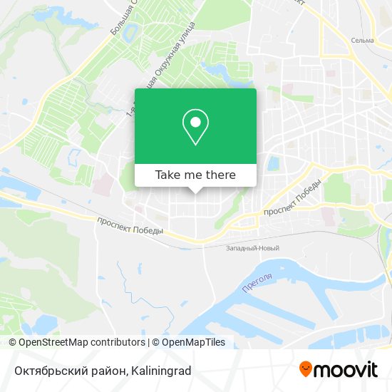 Октябрьский район map