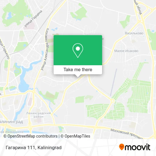 Гагарина 111 map