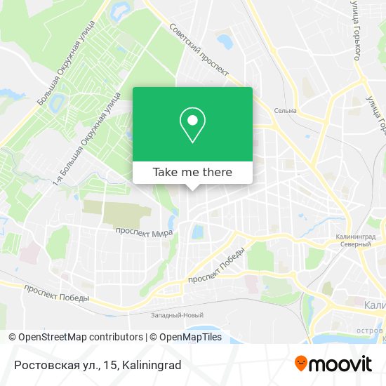 Ростовская ул., 15 map