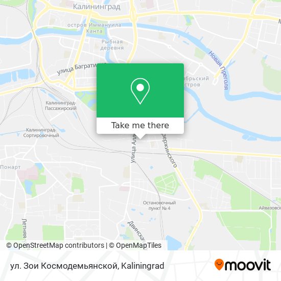 ул. Зои Космодемьянской map