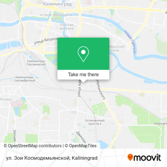 ул. Зои Космодемьянской map