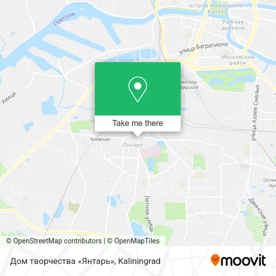 Дом творчества «Янтарь» map