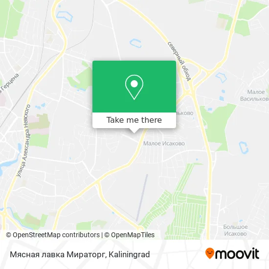 Мясная лавка Мираторг map