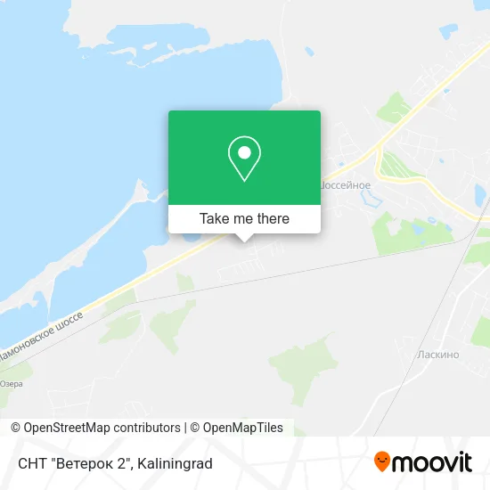 СНТ "Ветерок 2" map