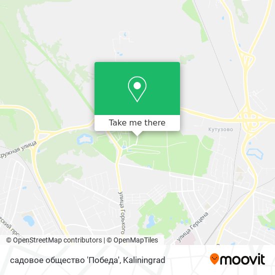 садовое общество 'Победа' map