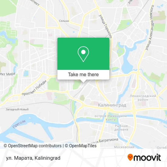 ул. Марата map