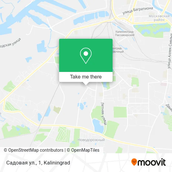 Садовая ул., 1 map