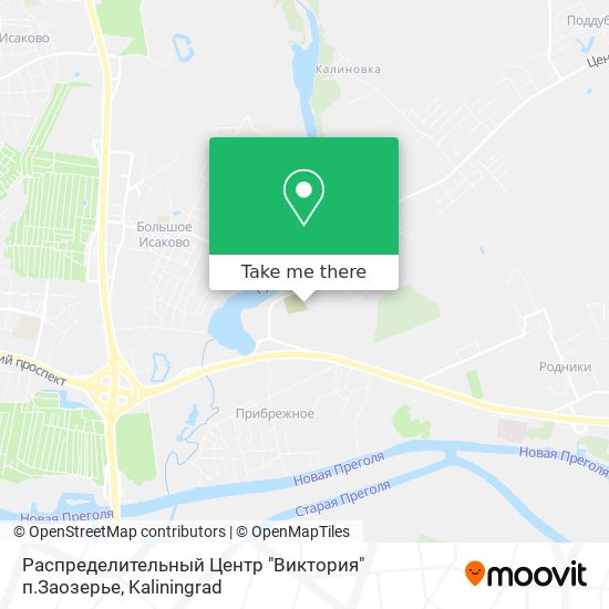 Распределительный Центр "Виктория" п.Заозерье map