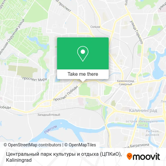 Центральный парк культуры и отдыха (ЦПКиО) map