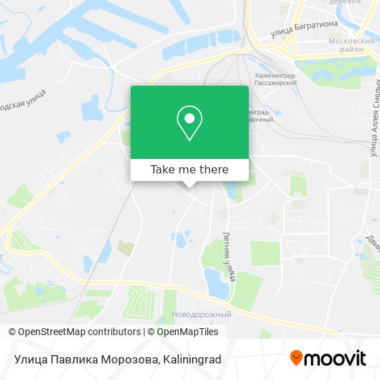 Улица Павлика Морозова map