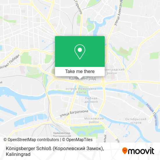 Königsberger Schloß (Королевский Замок) map