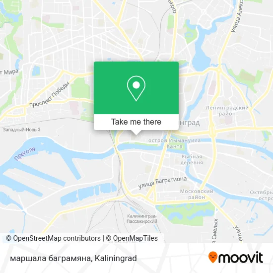 маршала баграмяна map
