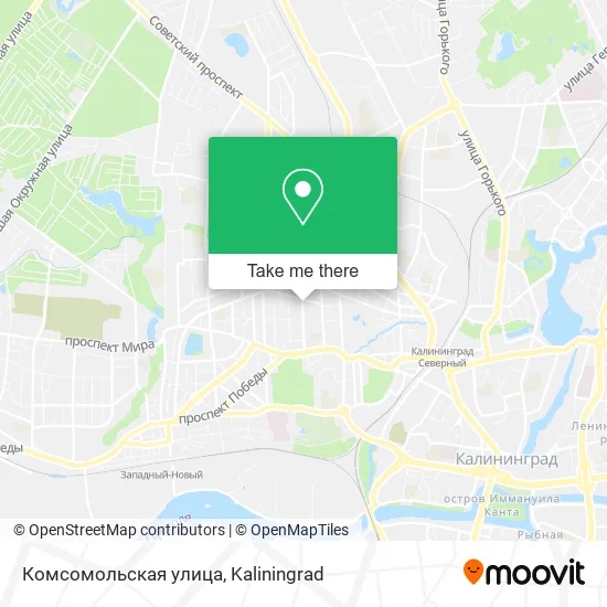Комсомольская улица map
