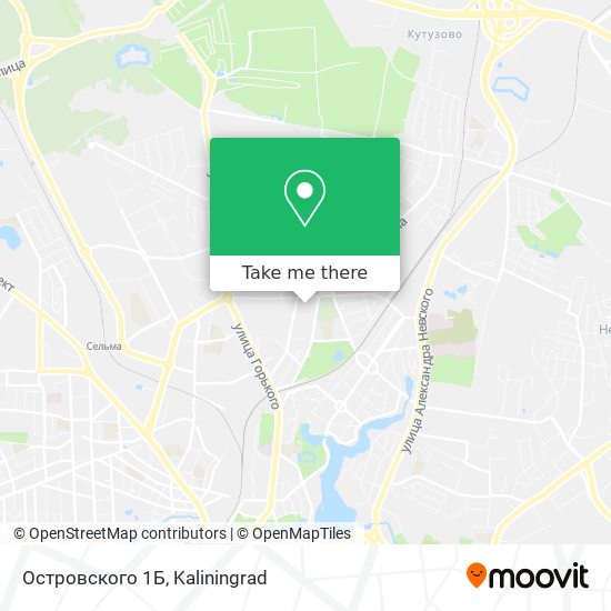 Островского 1Б map
