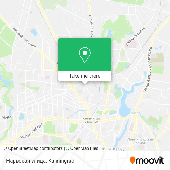 Нарвская улица map