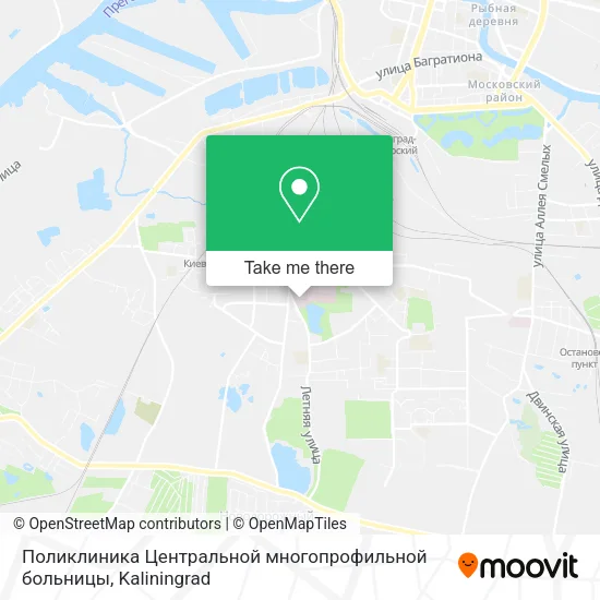 Поликлиника Центральной многопрофильной больницы map