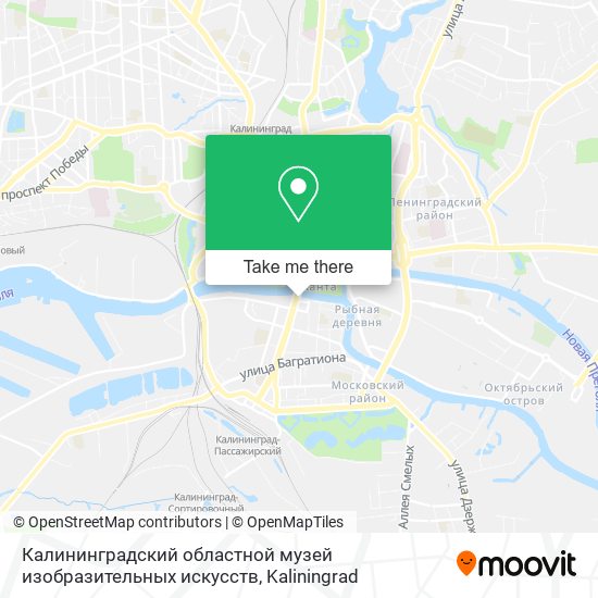 Калининградский областной музей изобразительных искусств map