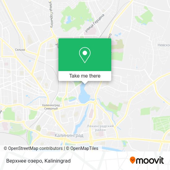 Верхнее озеро map