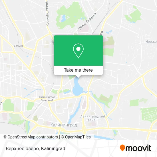 Верхнее озеро map