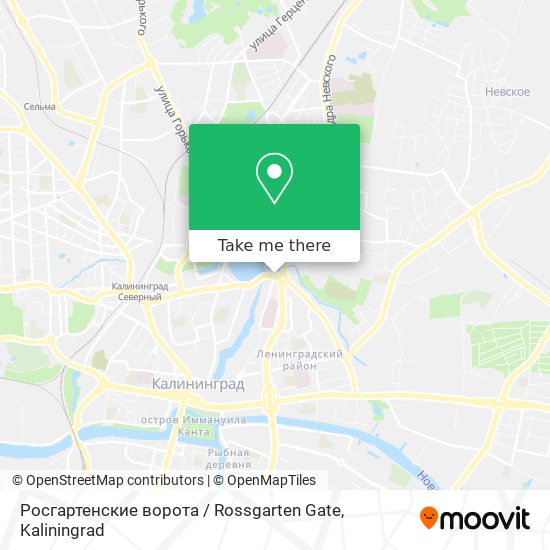 Росгартенские ворота / Rossgarten Gate map