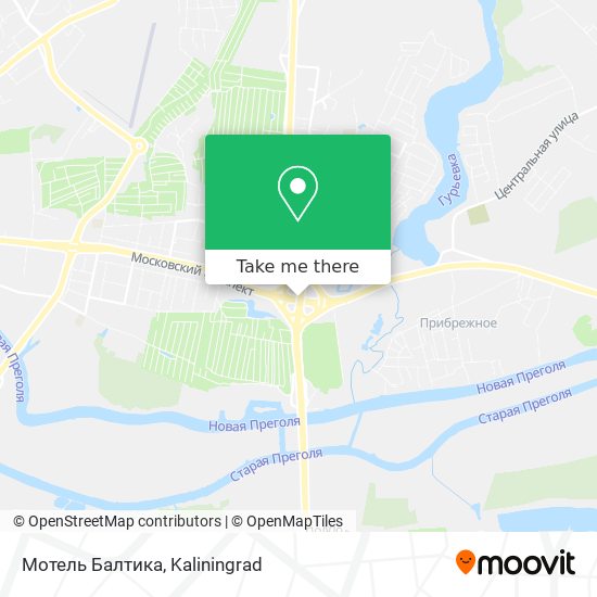 Мотель Балтика map