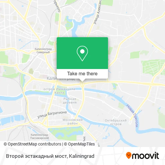 Второй эстакадный мост map