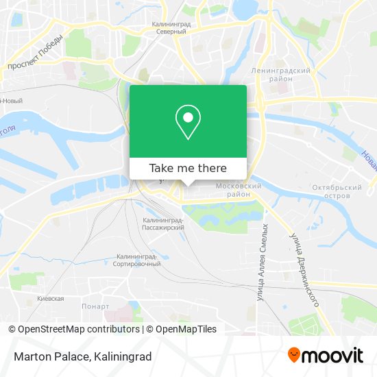 Marton Palace map