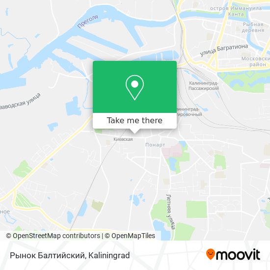 Рынок Балтийский map