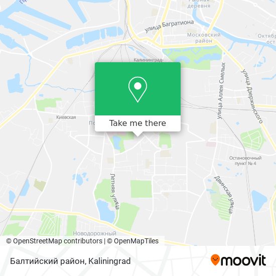 Балтийский район map