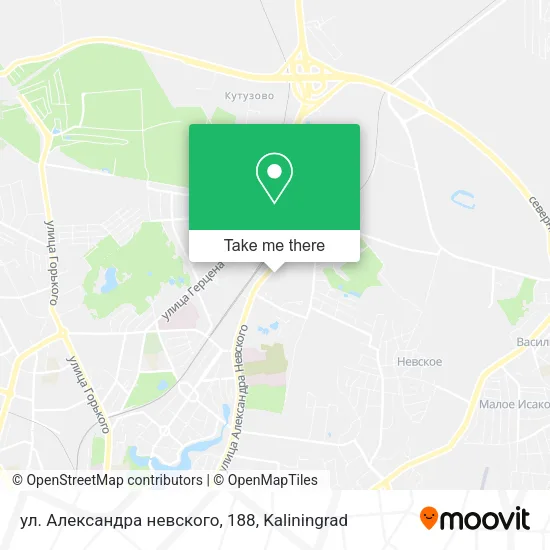 ул. Александра невского, 188 map