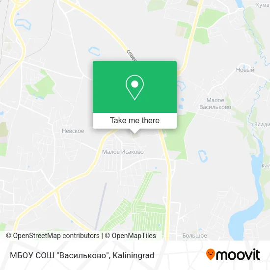 МБОУ СОШ "Васильково" map