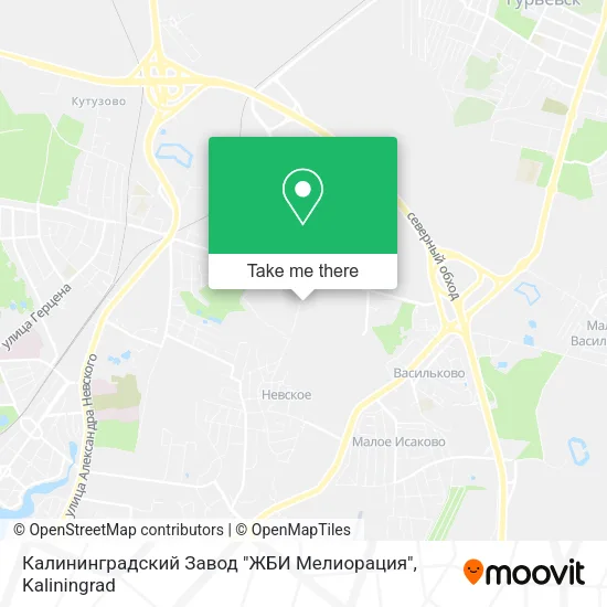 Калининградский Завод "ЖБИ Мелиорация" map