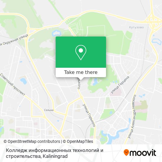 Колледж информационных технологий и строительства map