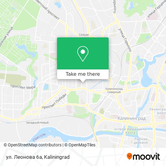ул. Леонова 6а map