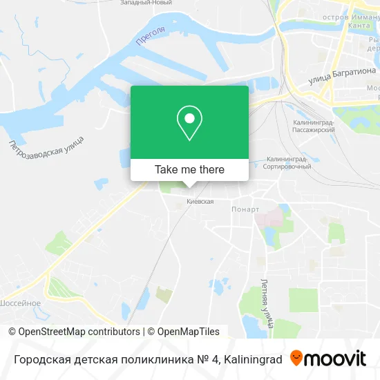Городская детская поликлиника № 4 map