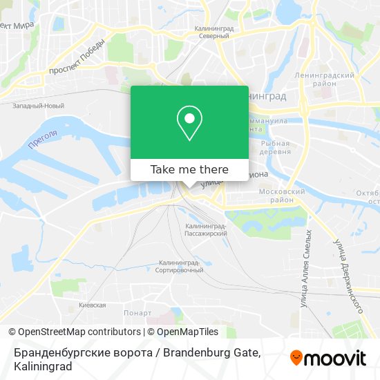 Бранденбургские ворота / Brandenburg Gate map