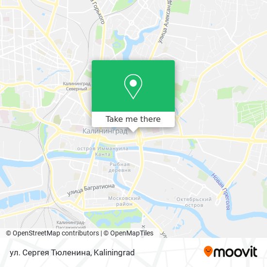 ул. Сергея Тюленина map