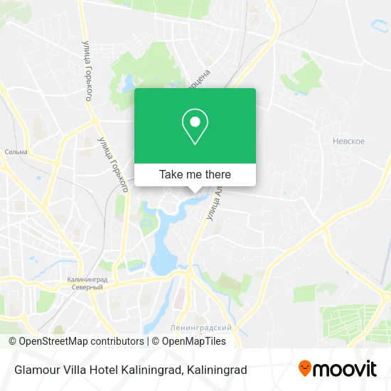 Glamour Villa Hotel Kaliningrad map