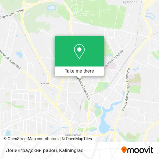 Ленинградский район map