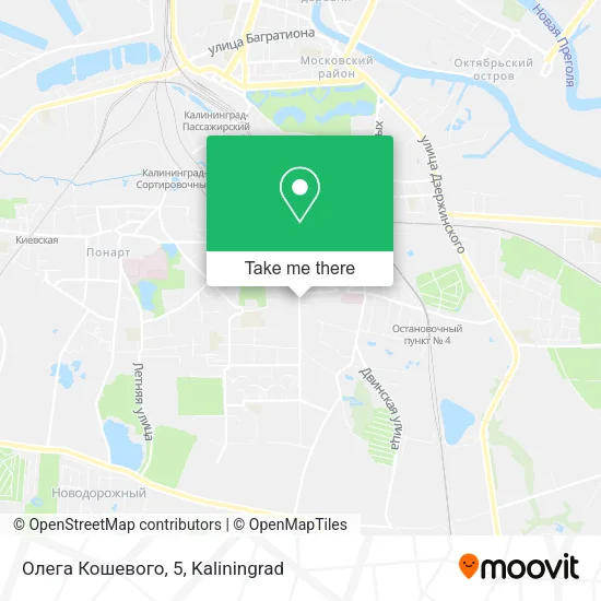 Олега Кошевого, 5 map