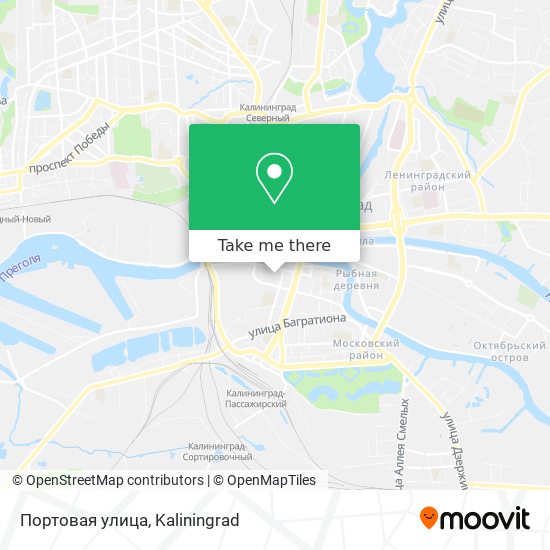 Портовая улица map