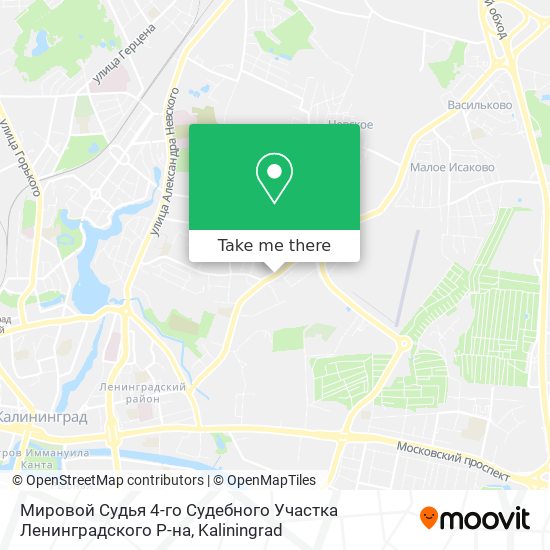 Мировой Судья 4-го Судебного Участка Ленинградского Р-на map