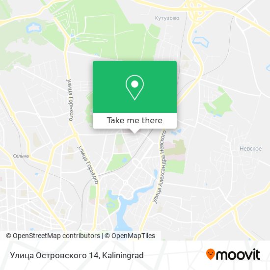 Улица Островского 14 map